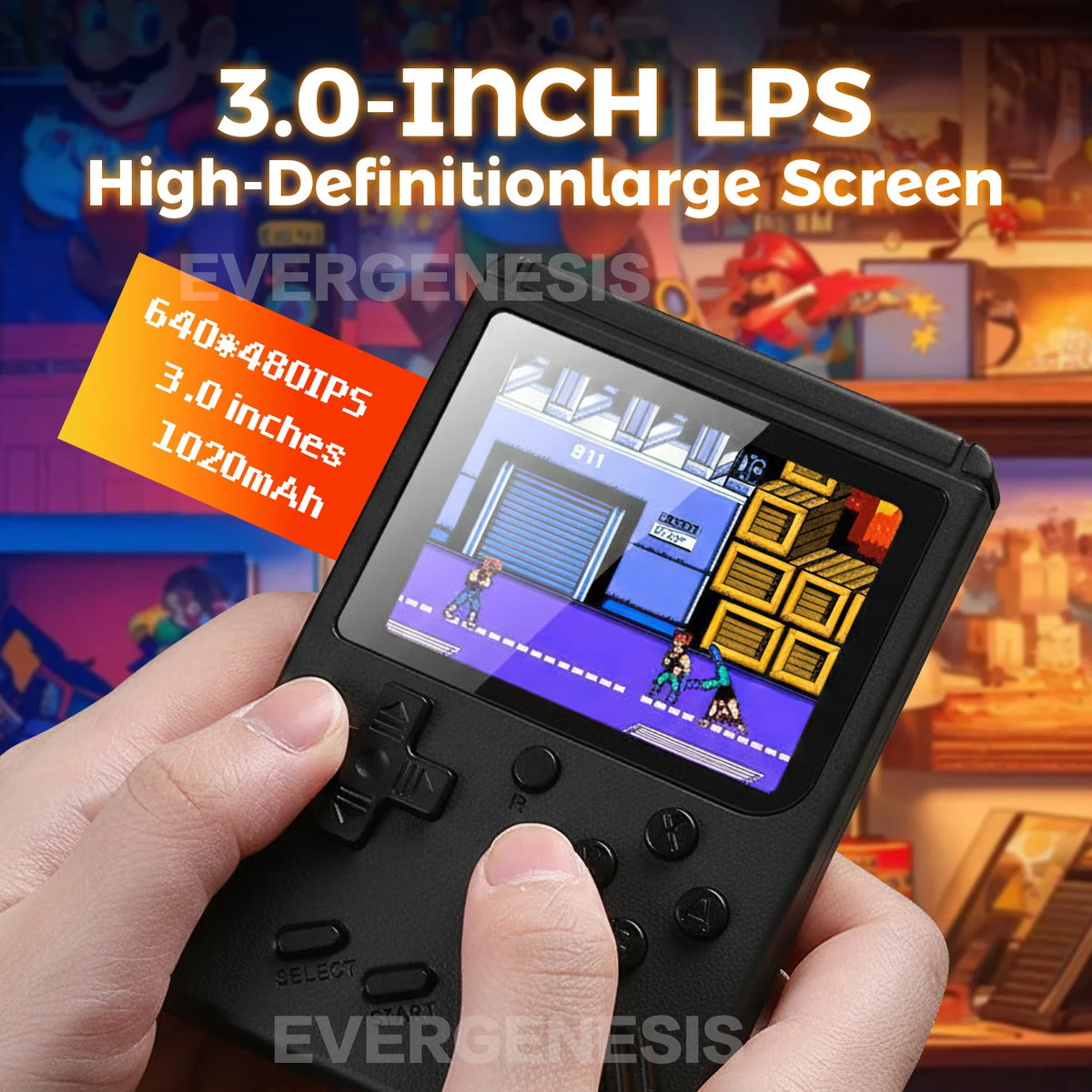 Mini Plus Color Game Console for Children