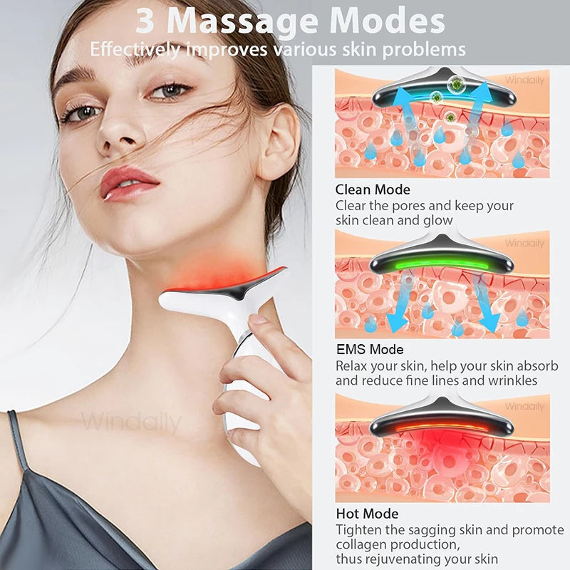 LED Neck & Face Massager