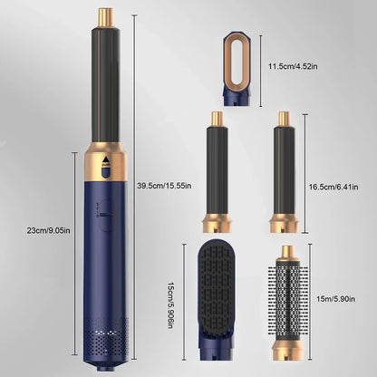 5-in-1 Ionic Hair Styler with High-Speed Dryer, Hot Brush & Professional Straightening