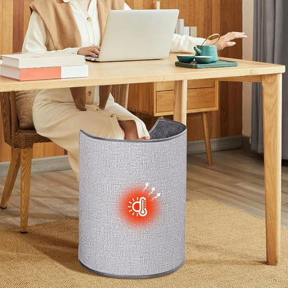 WarmNest – Silent Foldable Electric Foot Warmer for Under Desk