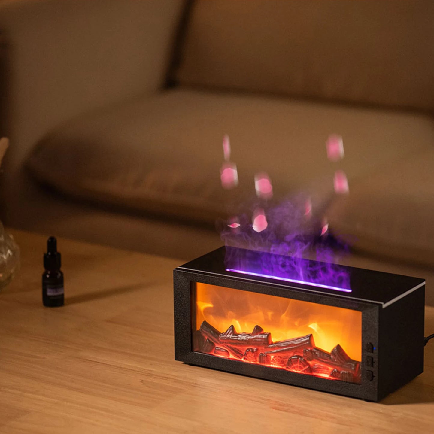 AromaFlame – Essential Oil Humidifier for Bedroom