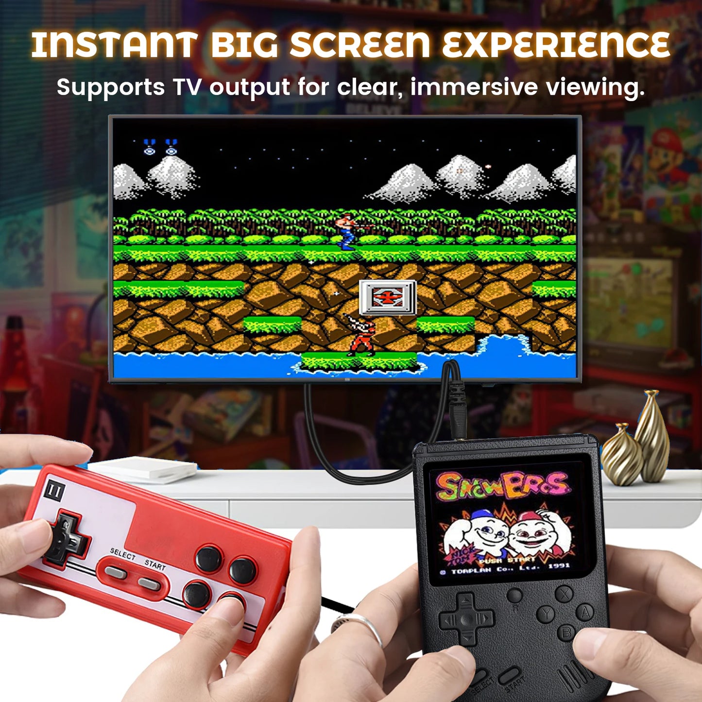 Mini Plus Color Game Console for Children