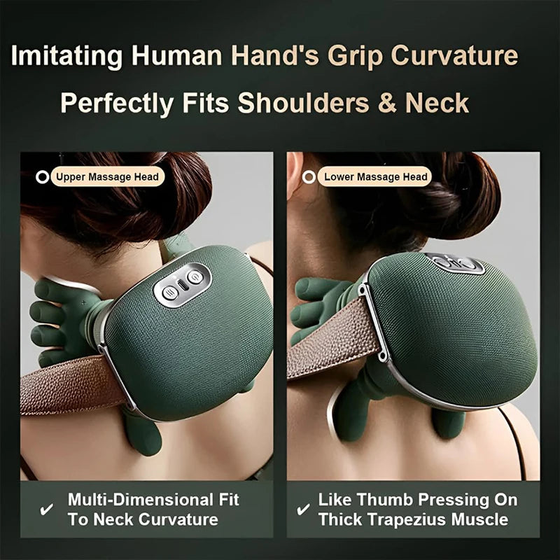 Bionic Neck & Shoulder Massager with 3 Modes